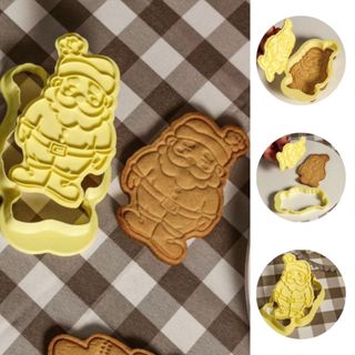 CORTADOR NATAL COM CARIMBO PAPAI NOEL NATAL - (BLUE STAR) em Oferta na Shopee