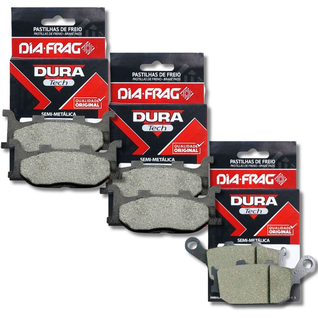 Kit Pastilhas de Freio Xj6 2013-2018 Diafrag