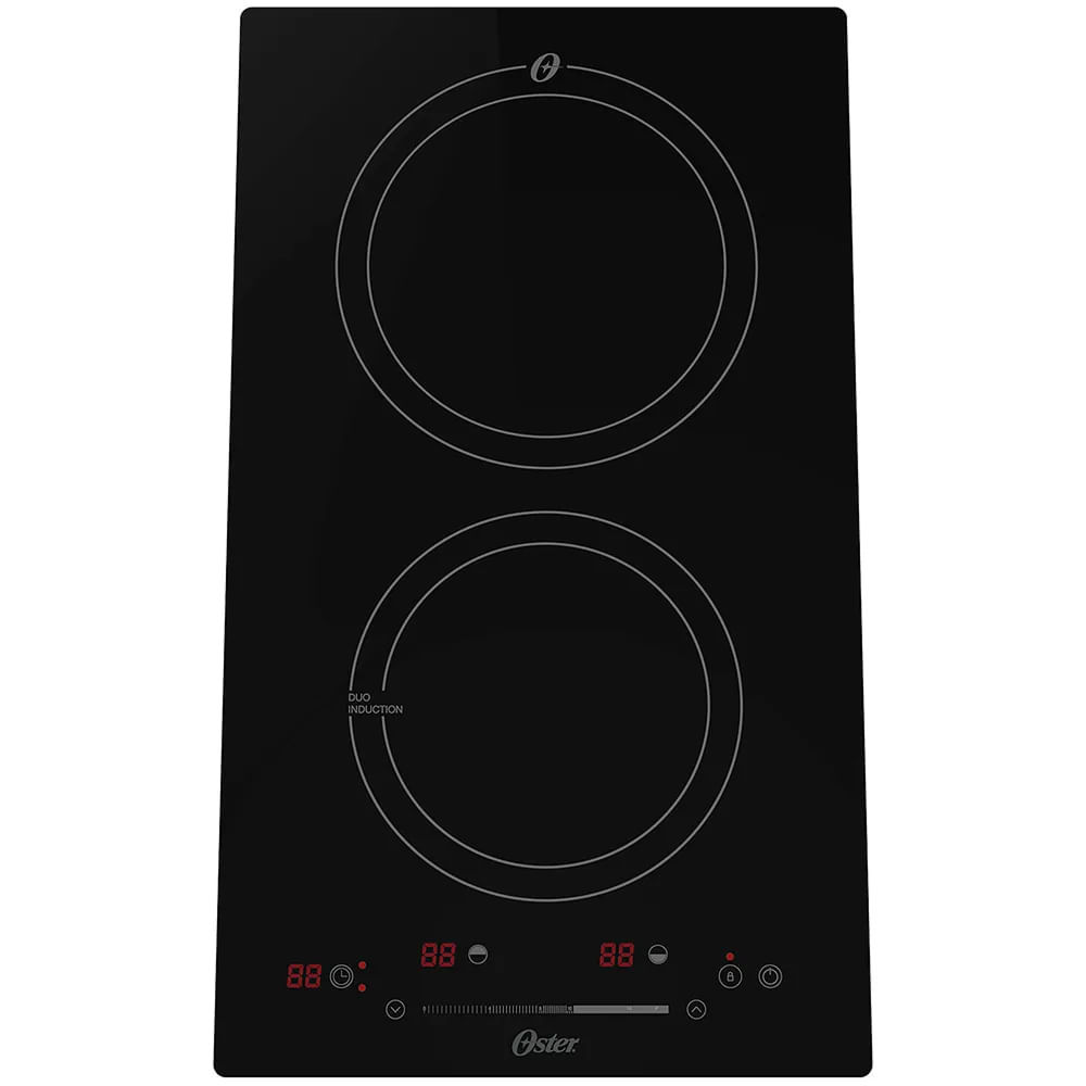 Cooktop de Indução 2 Bocas Oster Touch Screen 2 em 1