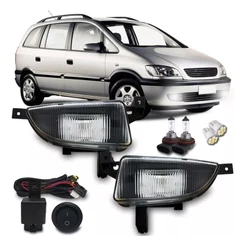 Kit Farol Milha Neblina Zafira 1999 2000 2001 2002 A 2004 Com Lampadas