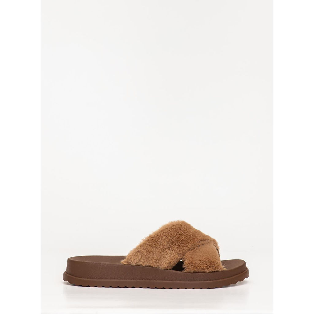 Chinelo Petite Jolie Smash Fur Chocolate PJ7709