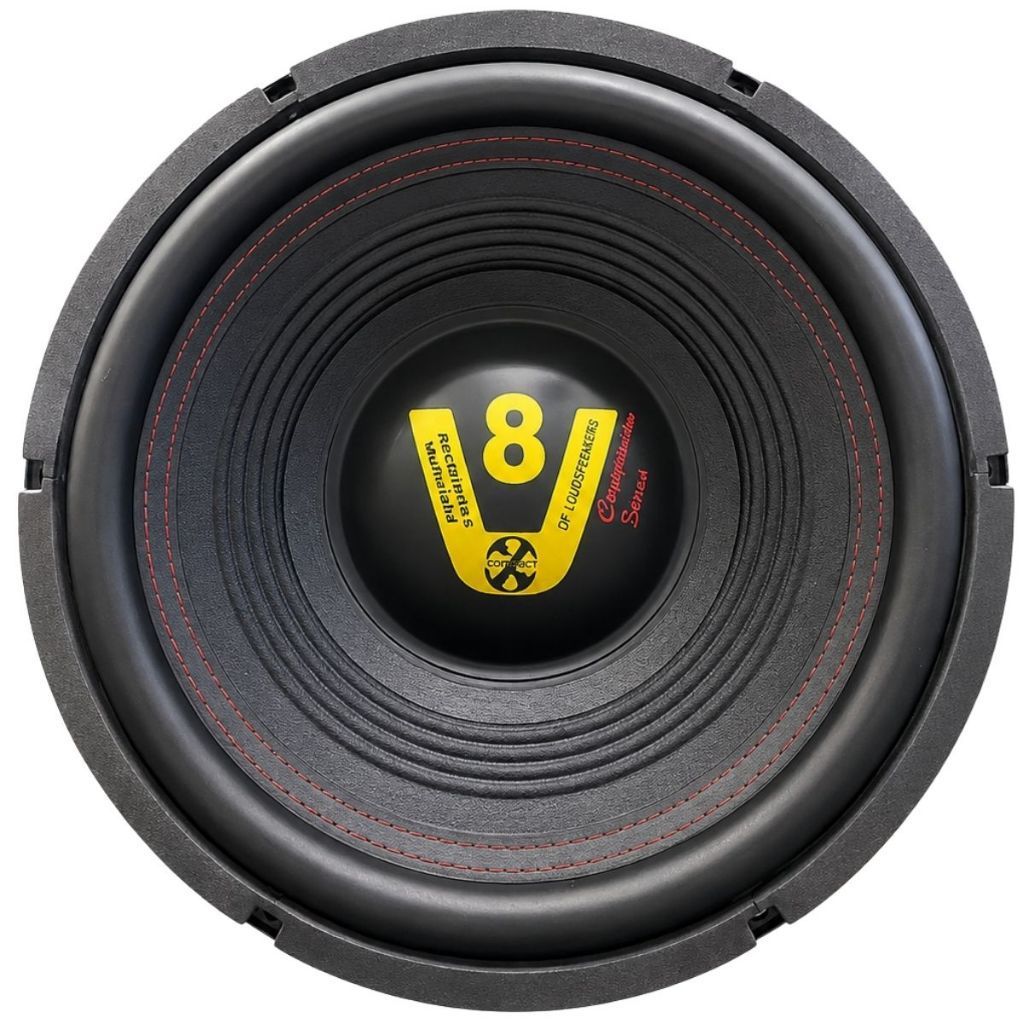 ALTO FALANTE 12 COMPET POL V8 SUBWOOFER 300W RMS 4 OHMS PRETO CARCAÇA PP