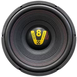 ALTO FALANTE 12 COMPET POL V8 SUBWOOFER 300W RMS 4 OHMS PRETO CARCAÇA PP
