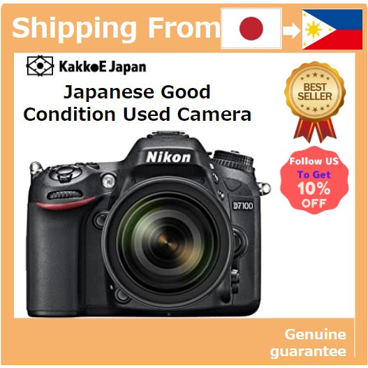 Câmera Digital SLR Nikon D7100 Usada (Pre-loved) com Lente AF-S DX Nikkor 16-85mm F/3.5-5.6G ED VR e Kit 16-85VR - Modelo D7100LK16-85 - Câmera Japonesa Usada em Excelente Estado para Fotografia Profissional e Amadora, Alta Resolução e Desempenho...