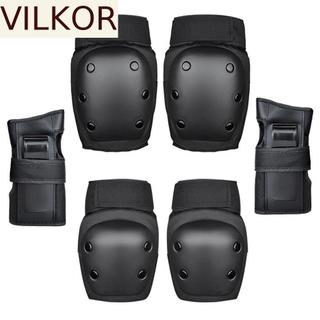 VILKOR 1 Conjunto De Joelheiras Espessantes De Vôlei , Suporte De Cinta , Esportivas De Casca De Tartaruga , Esponja