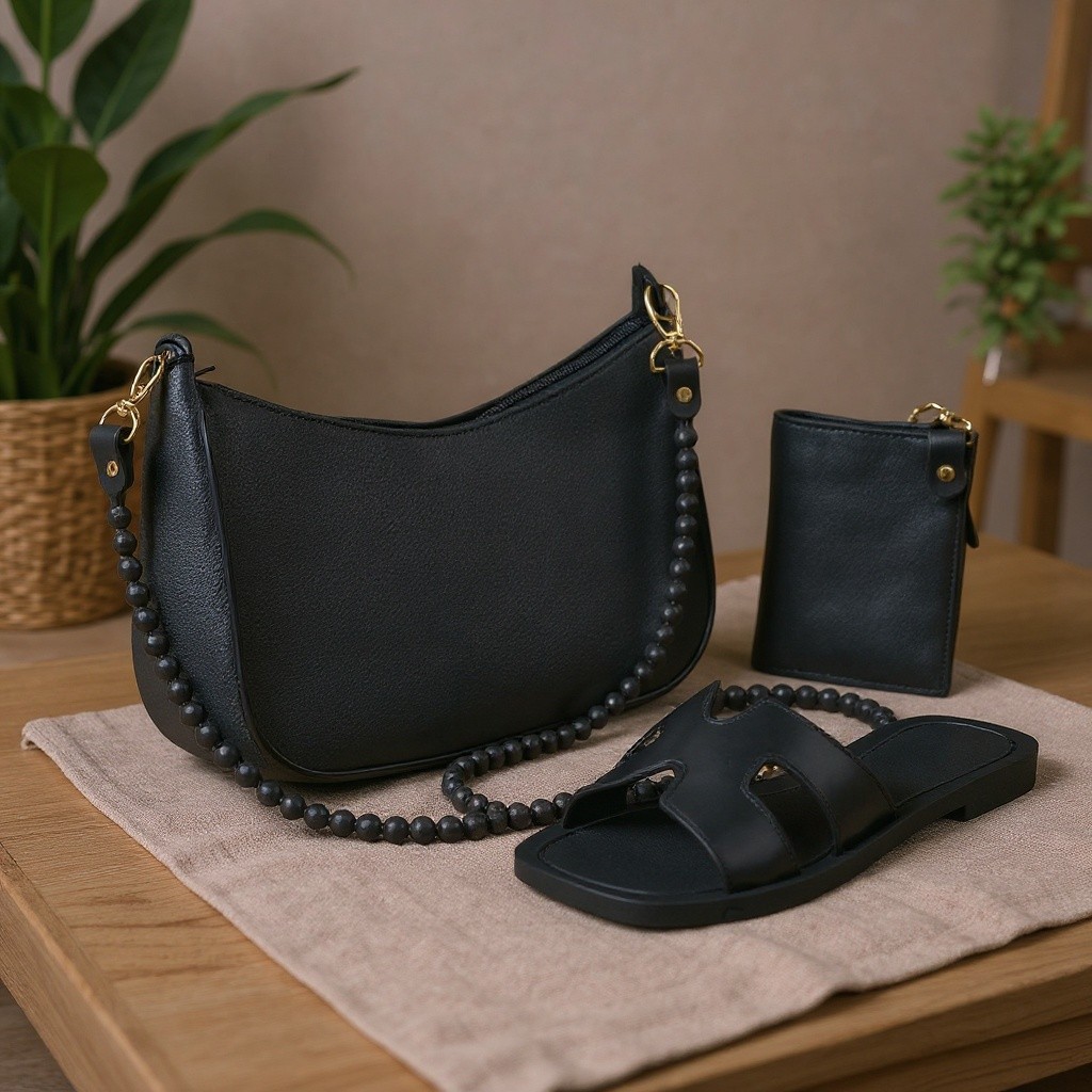 Kit Bolsa Rasteirinha Feminina Flat Combinando Casual 34 ao 39 — Achadinhos da Nonaka