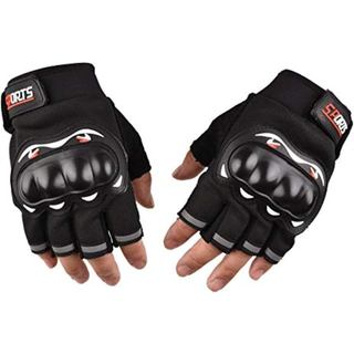 Luvas táticas sem dedos, adequadas para motocicleta, bicicleta, escalada, caminhadas e caça.