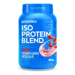 Iso Blend Pote 900g Morango Probiótica