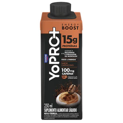 Yopro Bebida Láctea Energy Boost Cappuccino proteína 15g
