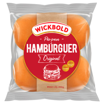 Wickbold Pão para hambúrguer original 200g