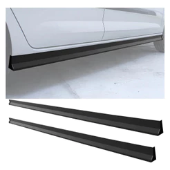 Spoiler Lateral Slim Universal TG Poli Aplicável 1,65M a 1,95M - Preto