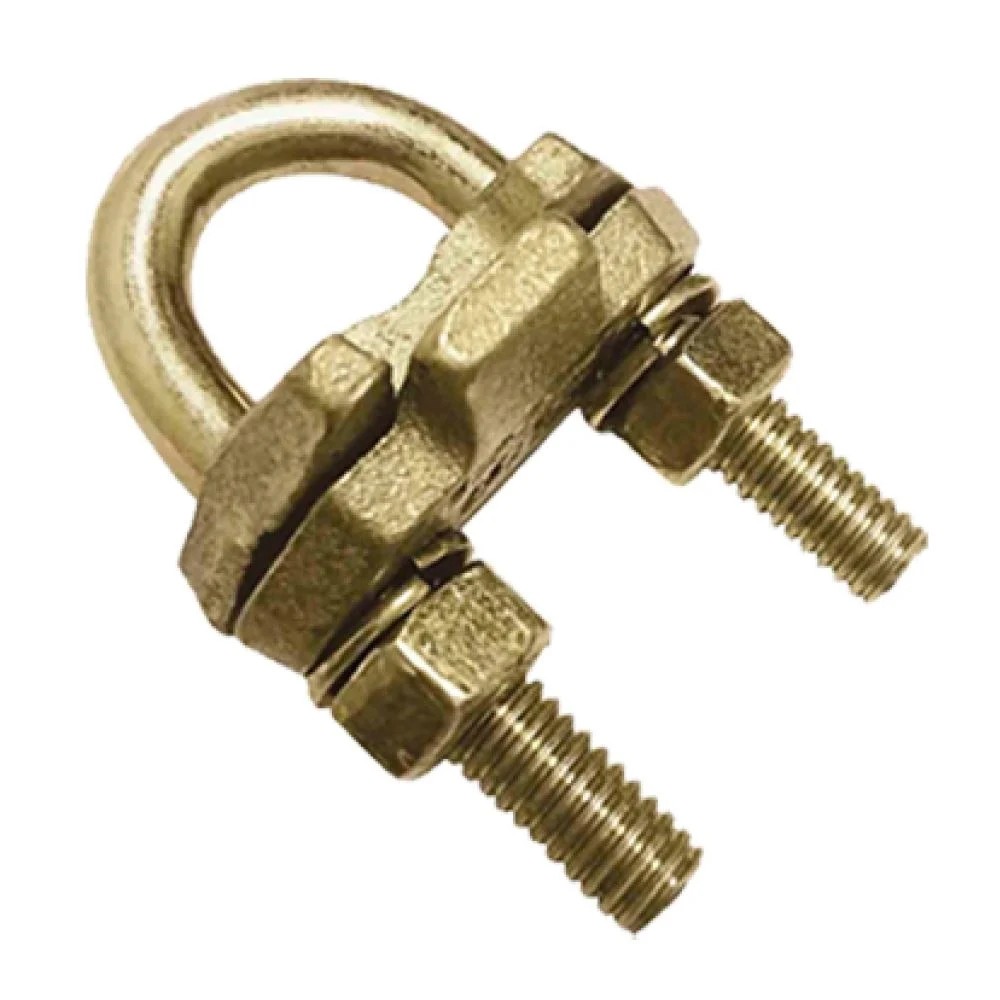 Conector Grampo GTDU Reforçado para Haste de Aterramento – Alta Resistência e Segurança