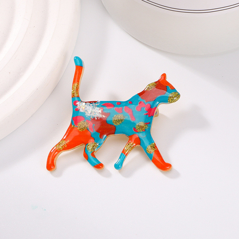 Gatinho Corsage moda simples cor única bonito gato broche acessórios animais novo estilo pino roupas acessórios