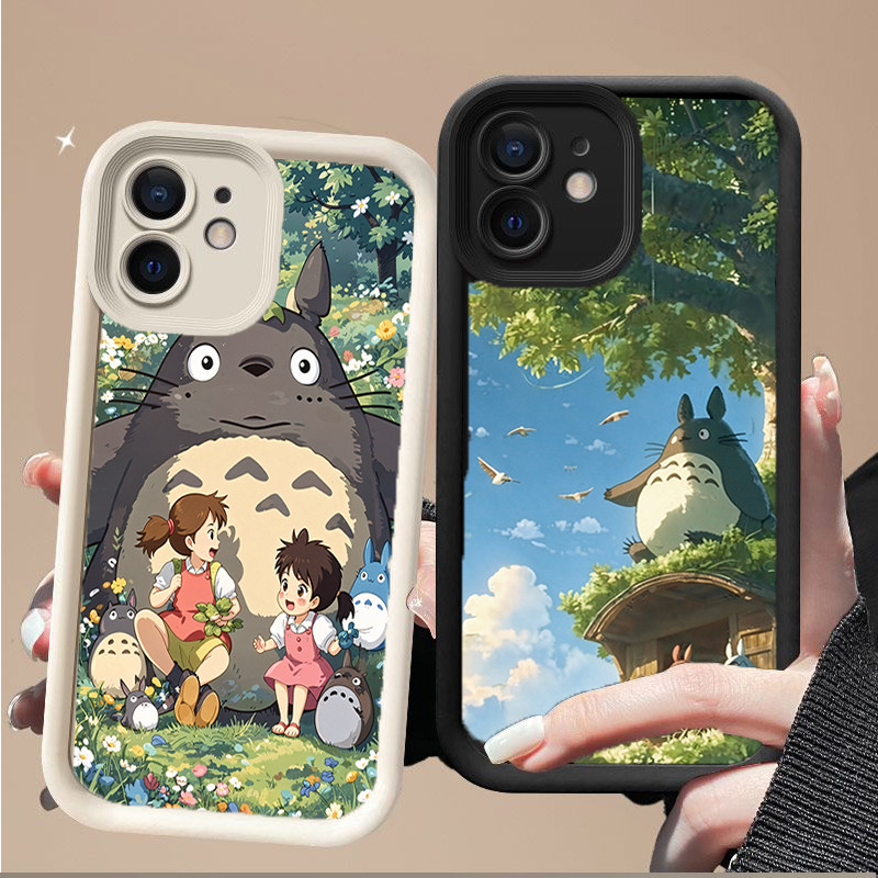 Capa de Telefone Cartoon Totoro para Samsung Galaxy A57 A17 A07 A56 A16 A06 A27 A55 A54 A54 A53 A15 A14 A35 A34A52 A73A1