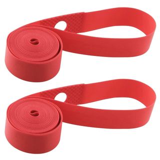 Fitas para Aro de Bicicleta 26" x 20mm 2PCS 26" x 20mm Resistentes Duráveis de Nylon Elástico Vermelho, Fita Protetora p