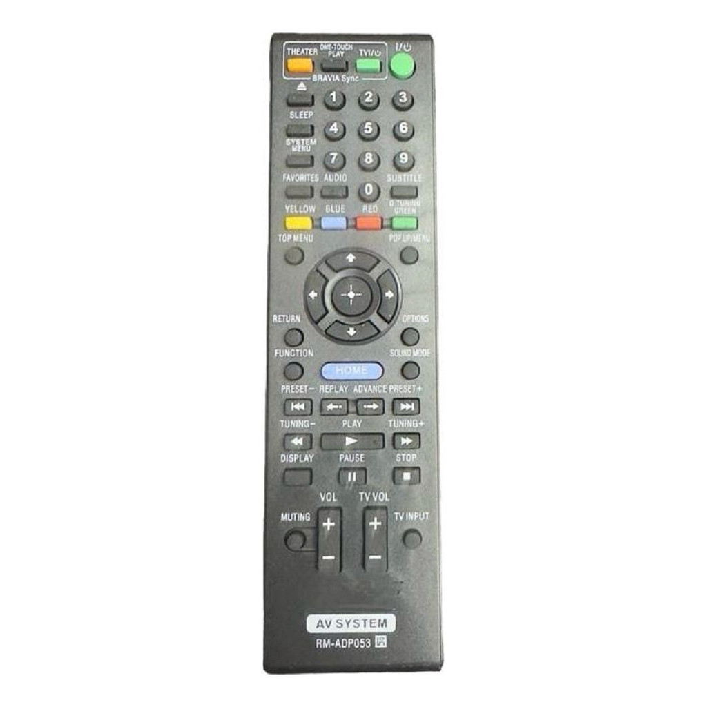 Controle Home Theater Sony Rm-adp053 /rm-adp057 / Rm-adp073