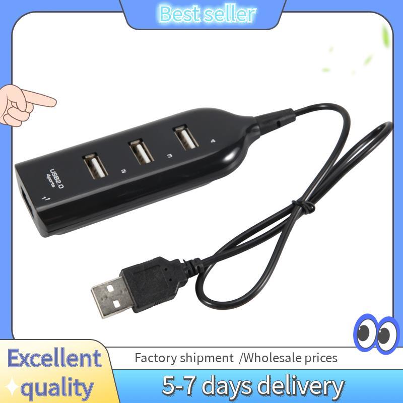 Hub USB 2.0 Multi-Divisor De Alta Velocidade Adaptador De 4 Portas Para Receptor De Laptop Acessórios De Computador Pret