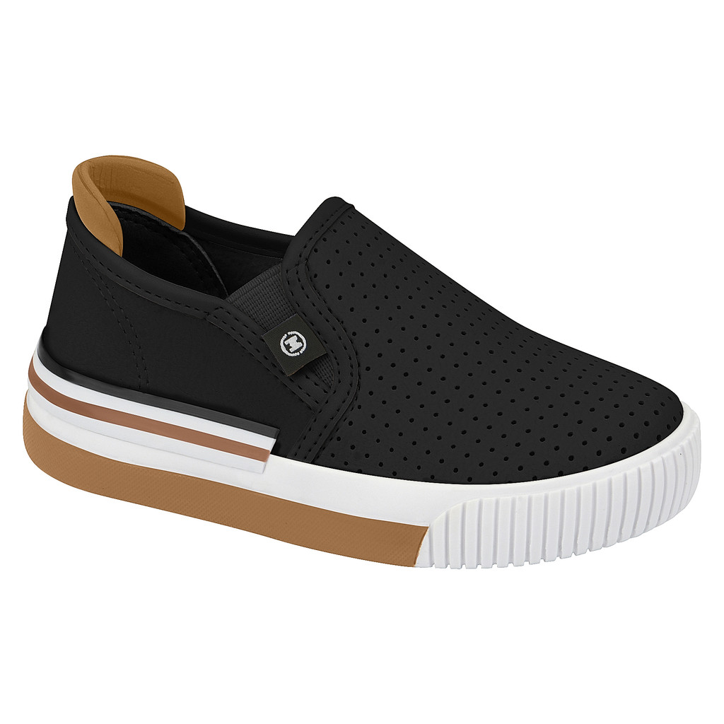 Tênis Infantil Menino Molekinho Slip On Calce Fácil sem Cadarço