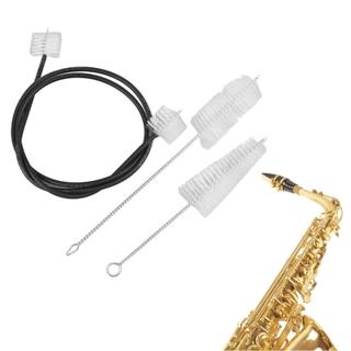 Fesjoy Kit de limpeza de trompete francês Escovas eficientes Conjunto abrangente de ferramentas para músicos
