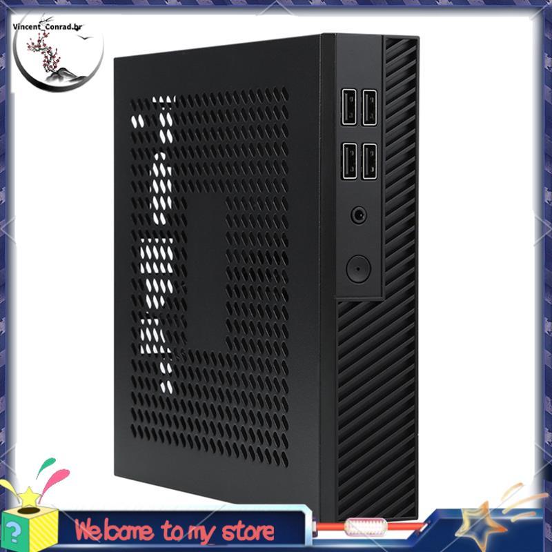DX01 Fino Mini ITX Desktop Chassi De Computador Peças Sobressalentes De Reposição Acessórios De Meia Altura De Mesa Port
