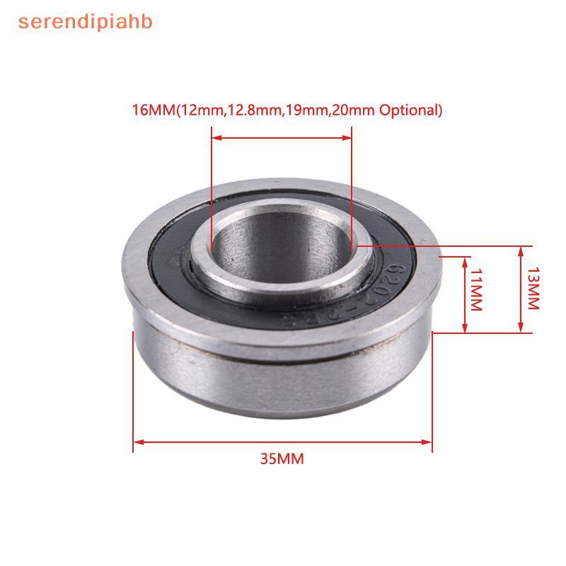 F6202-2RS Flange ABEC-1 Rolamento De Carrinho De Mão Com Vedação Esférica Para Jardim Sulco Profundo