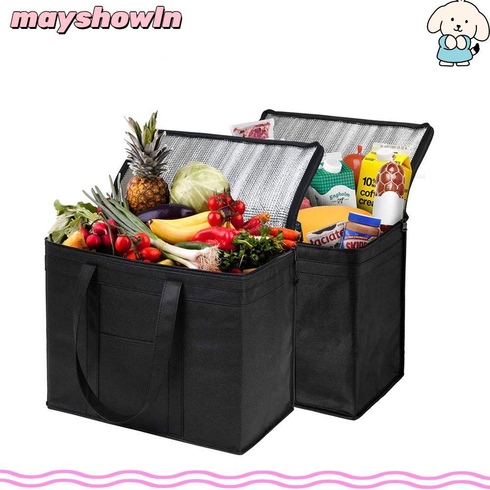 MAYSHOWLN Isolado Cooler Cool Bag Caixa Piquenique Bolsa Camping Comida Bebida Armazenamento