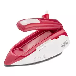 Ferro a Vapor Black+Decker com Base Antiaderente e Cabo Dobrável FXVG1