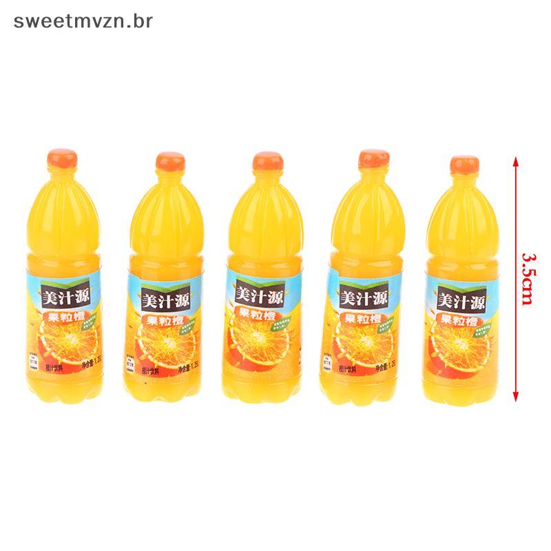 sweetmvzn 5 Peças 1 : 12 Casa De Bonecas Em Miniatura Modelo De Bebidas De Frutas Cozinha Acessórios De Comida Brinquedo
