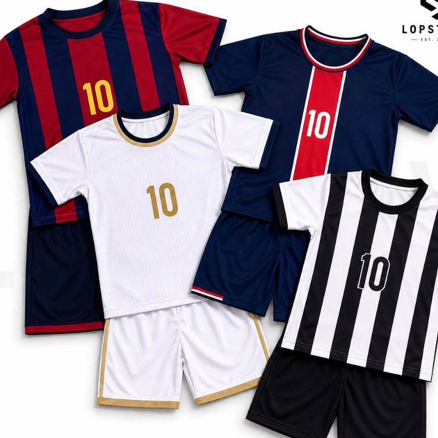 conjunto time infantil internacionais camisa e shorts 26