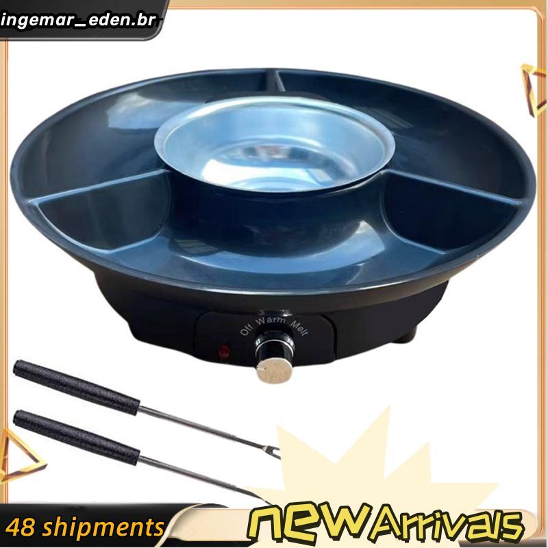 Conjunto De Fondue Elétrico , Com Garfo , Pote Para Derreter Chocolate De Doces E , Plugue Americano