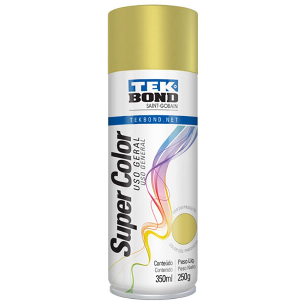 Tinta Dourado Uso Geral 350ml - Tekbond