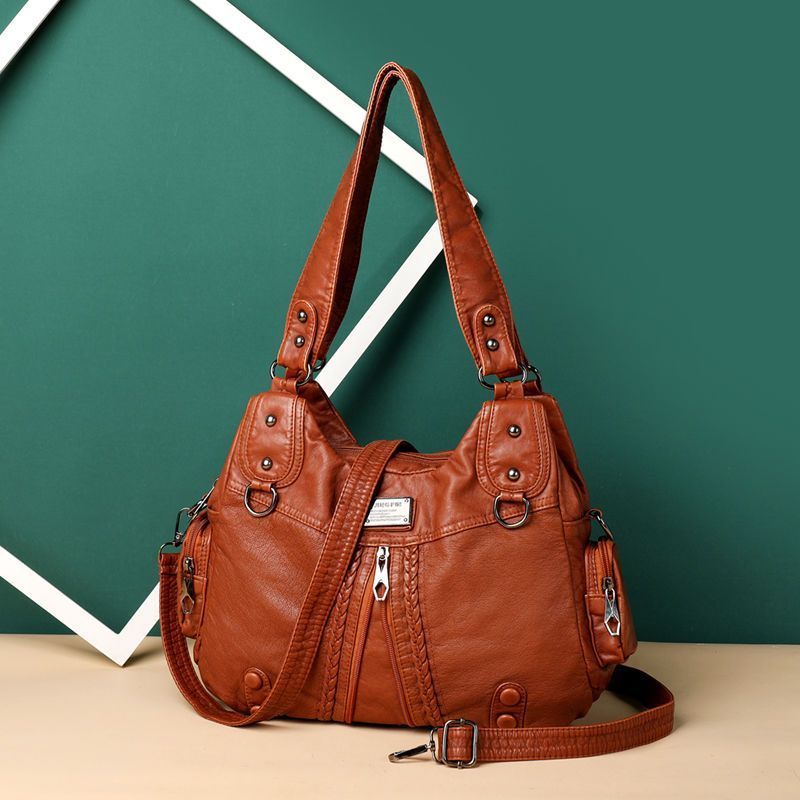 Genuine leather large bag for women, new versatile shoulder bag, crossbody bag, large capacity handbag, tote bag Bolsa g