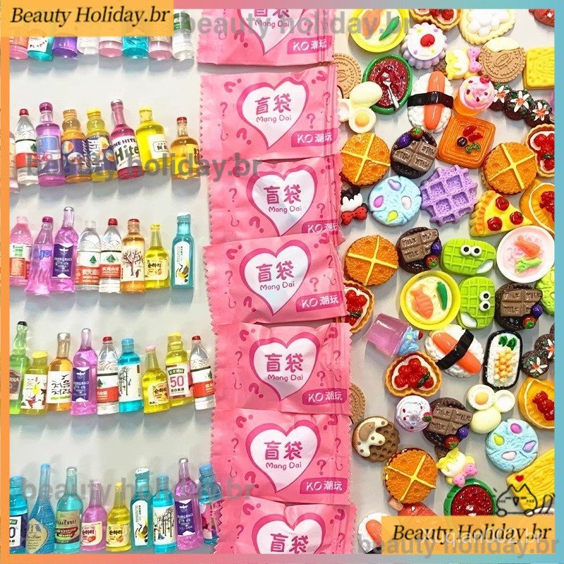 Miniatura Comida Bebida Boneca Cozinha Supermercado Casa De Boneca Miniatura Vários Modelos!