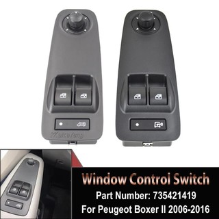 735421419 735487419 Botão Interruptor Da Janela Do Elevador De Energia Elétrica Carro Para Peugeot Boxer II Fiat Ducato 