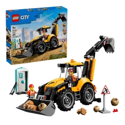 Lego City Retroescavadeira Amarela De Construção Infantil 301 Peças - Lego