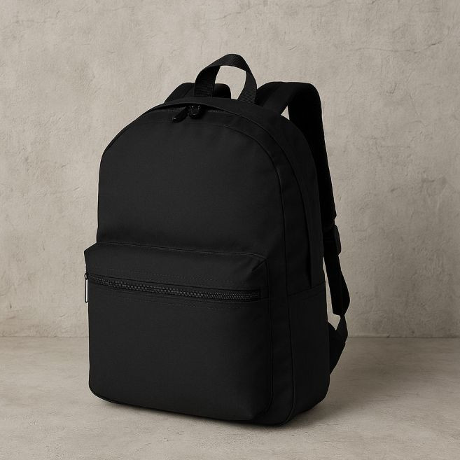 KIT 35 Mochila Masculina Feminina Reforçada Trabalho Viagem Escolar Cor Preto PROMOÇAO
