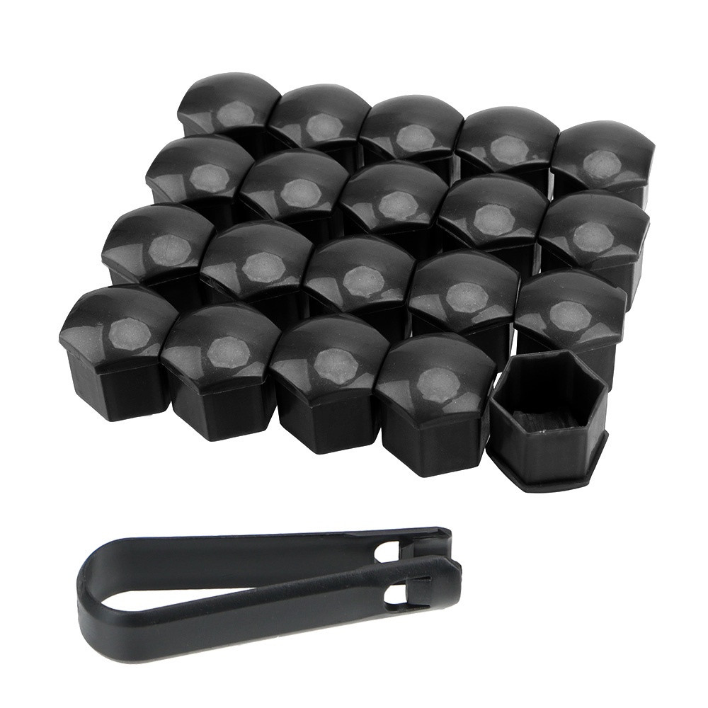 20 peças de capas anti-ferrugem para porcas de roda de carro de 17mm.