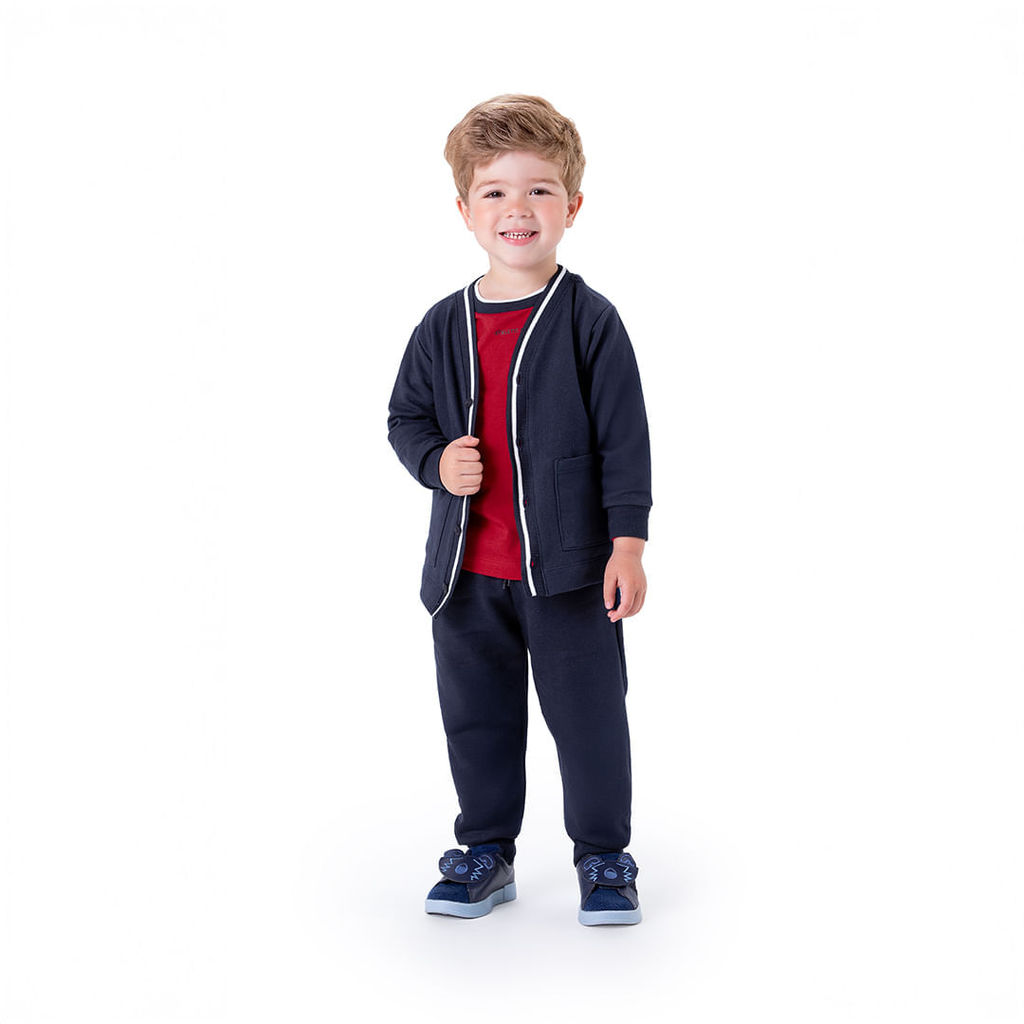 Calça Moletom Infantil Menino Marisol
