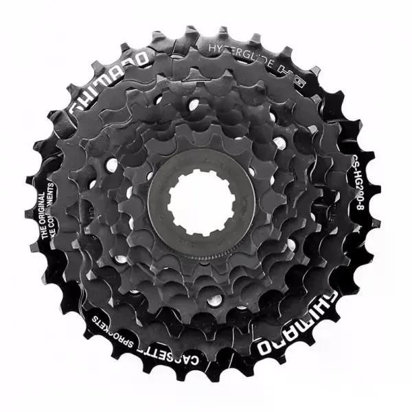 Cassete Shimano Tourney CS-HG200 8v 12-32D HyperGlide K7 Preto