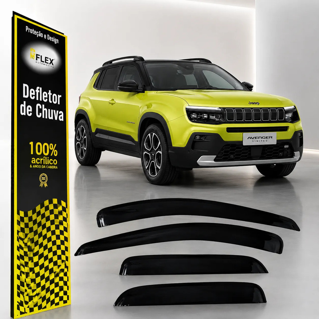 Defletor Calha De Chuva Jeep Avenger 2026 2027
