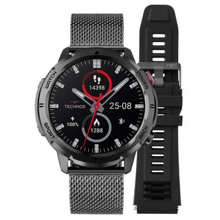 Smartwatch Technos Connect Sports Call Preto - TSPORTSCAF/5P