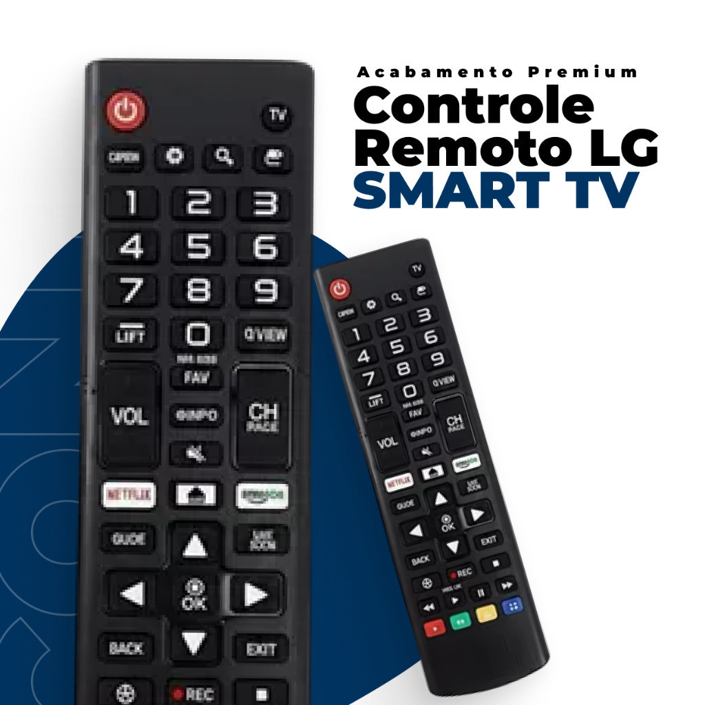 Kit Controle Remoto LG Smart TV Compatível C/ LCD LED HDTV UHD OLED 3D 4K