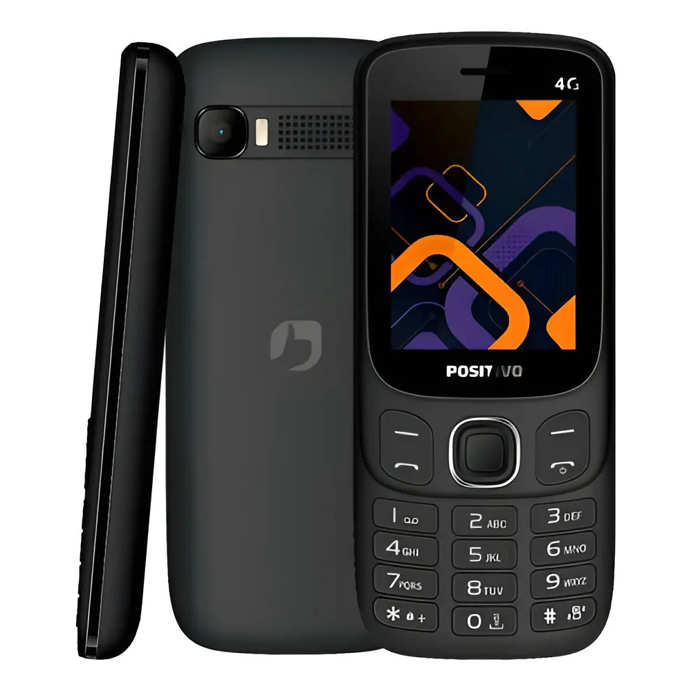 Celular Simples Para Idoso Dois Chips Positivo P41 4g Anatel Teclas Grande