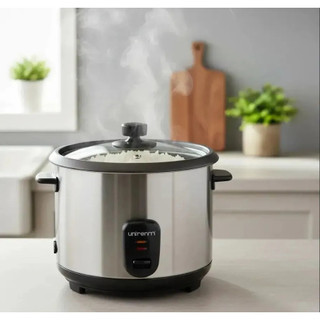 Panela de Arroz Elétrica Pratic Inox 6 ou 10 Xícaras 220V