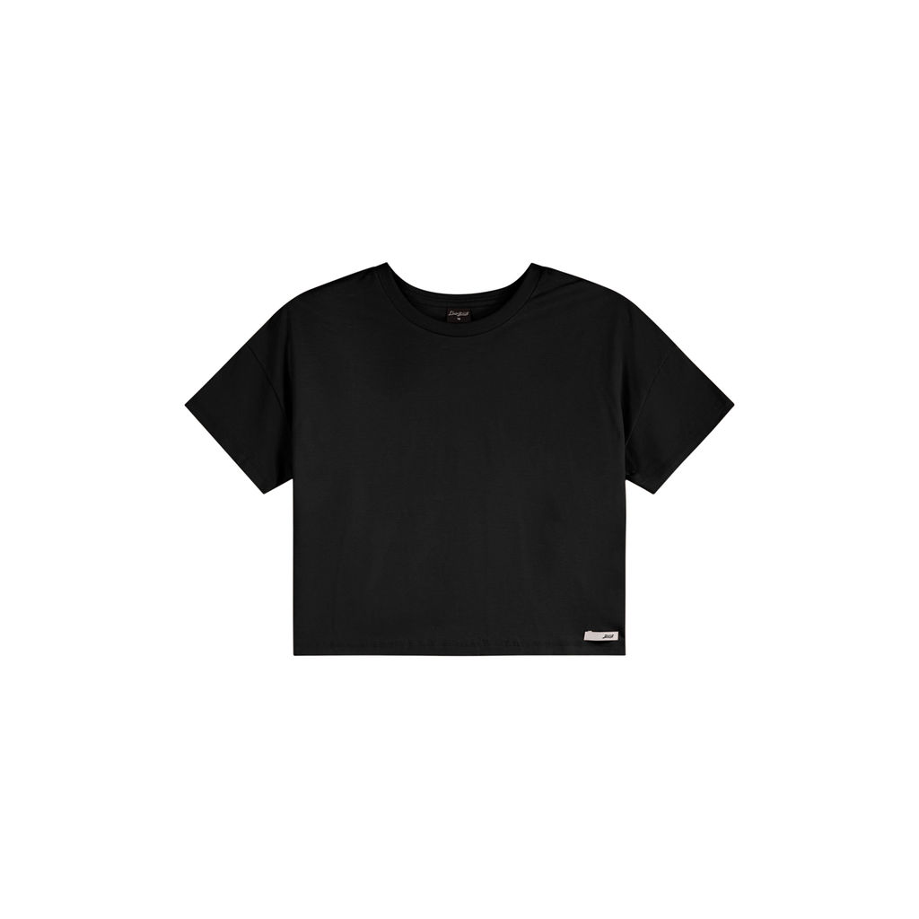 Blusa Juvenil Menina Meia Malha Básica Beats Preto