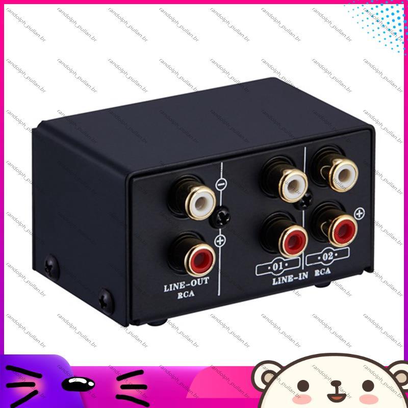 [H Concessional] Sinal De Fonte O 2 Em 1 Ou 1 2 Saídas , Switcher , Alto-Falante , Perda , Interface