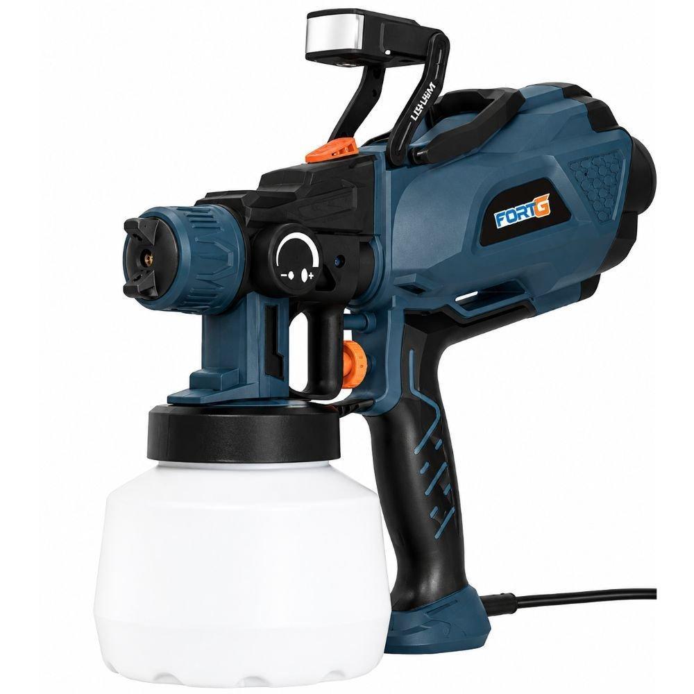 Pistola de Pintura Pulverizadora 1200ml 600W 127V FG8647 com Luz de Led - FORTG