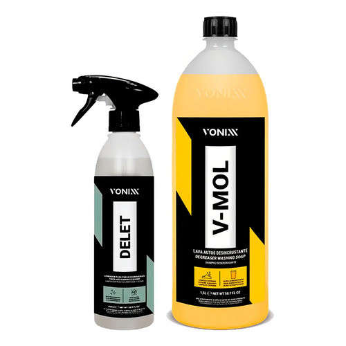 Kit Lava Auto Desincrustante V Mol 1,5l Vonixx Delet 500ml
