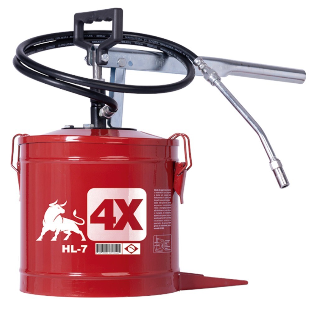 Engraxadeira manual com capacidade de 7 kg - HL-7 - 4X