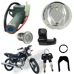 Kit Conjunto De Trava P/Moto Honda Cg 150 Titan Ks/Es/Kse 04 Até 08